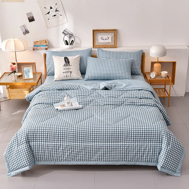 New Arrival Multisize Double Quilted Air Conditioning Cool Summer Quilt Blanket Comforter