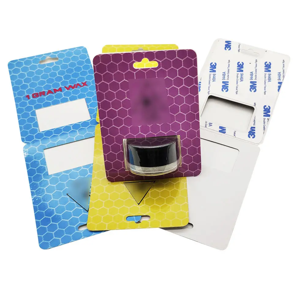 Blister concentrate packaging with paper card insert for 1Gram