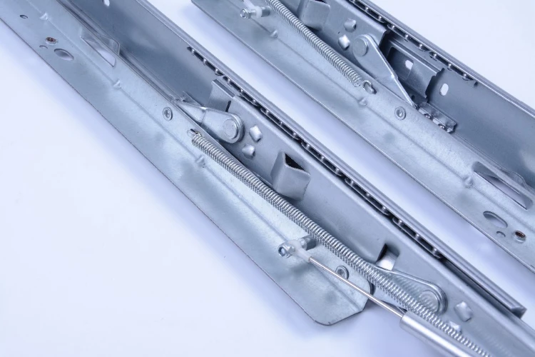 48mm Soft Closing Drawer Slider Table Extension Telescopic Rails Slide Ball Bearing Drawer Slide