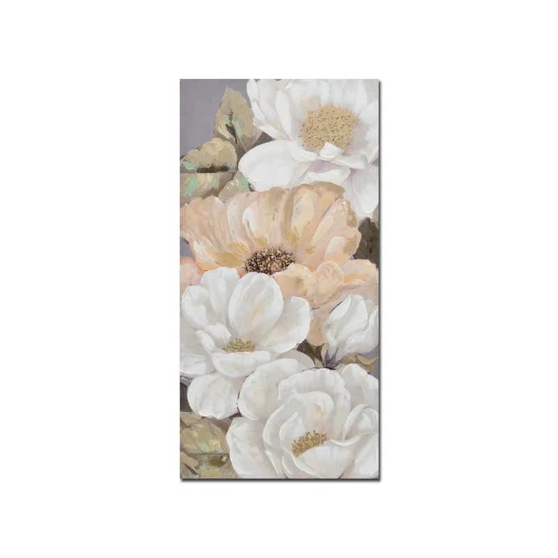 
Wholesale factory reproduction handpainted flower picture oil painting wall art 