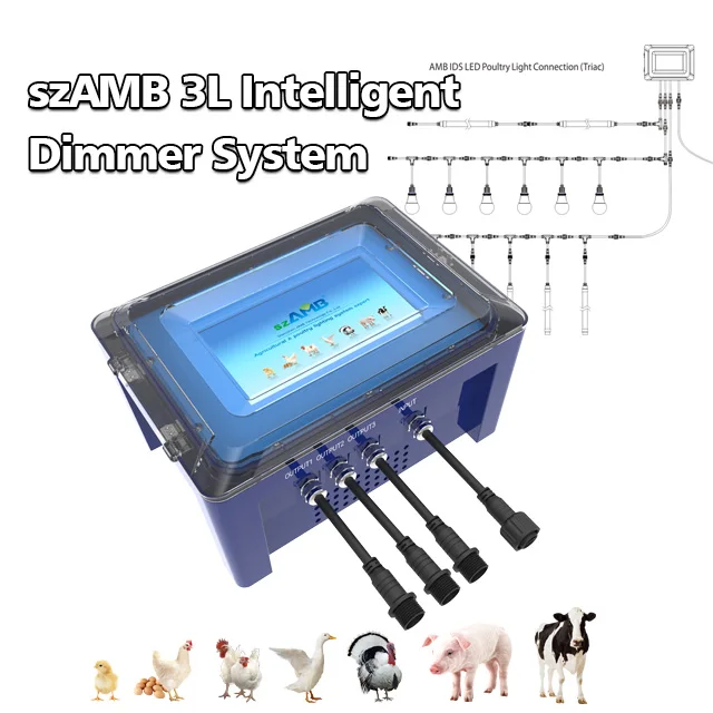 Poultry Pig House LED Lighting Control and Management System