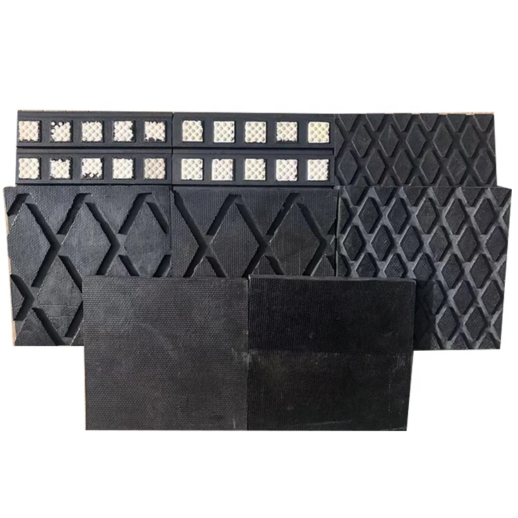 skidproof diamond/rhombus grooving pattern conveyor head pulley/roller/drum rubber coating