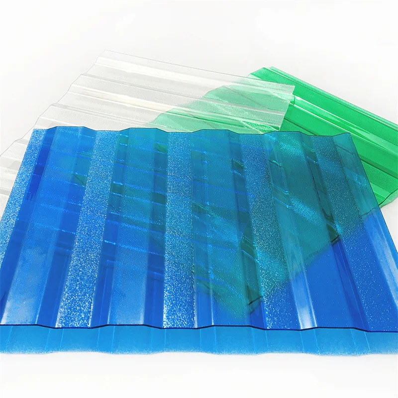 Low price high quality home outdoor application roof polycarbonate embossed corrugated roofing sheet