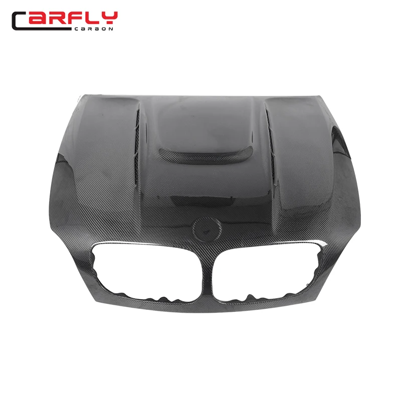 H Style Carbon Fiber Car Engine Bonnet Hood for  X6 e71
