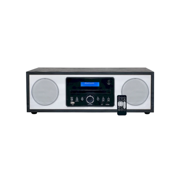 Professional Wholesale Walnut DAB/DAB+/FM Radio CD Player Wireless Charging