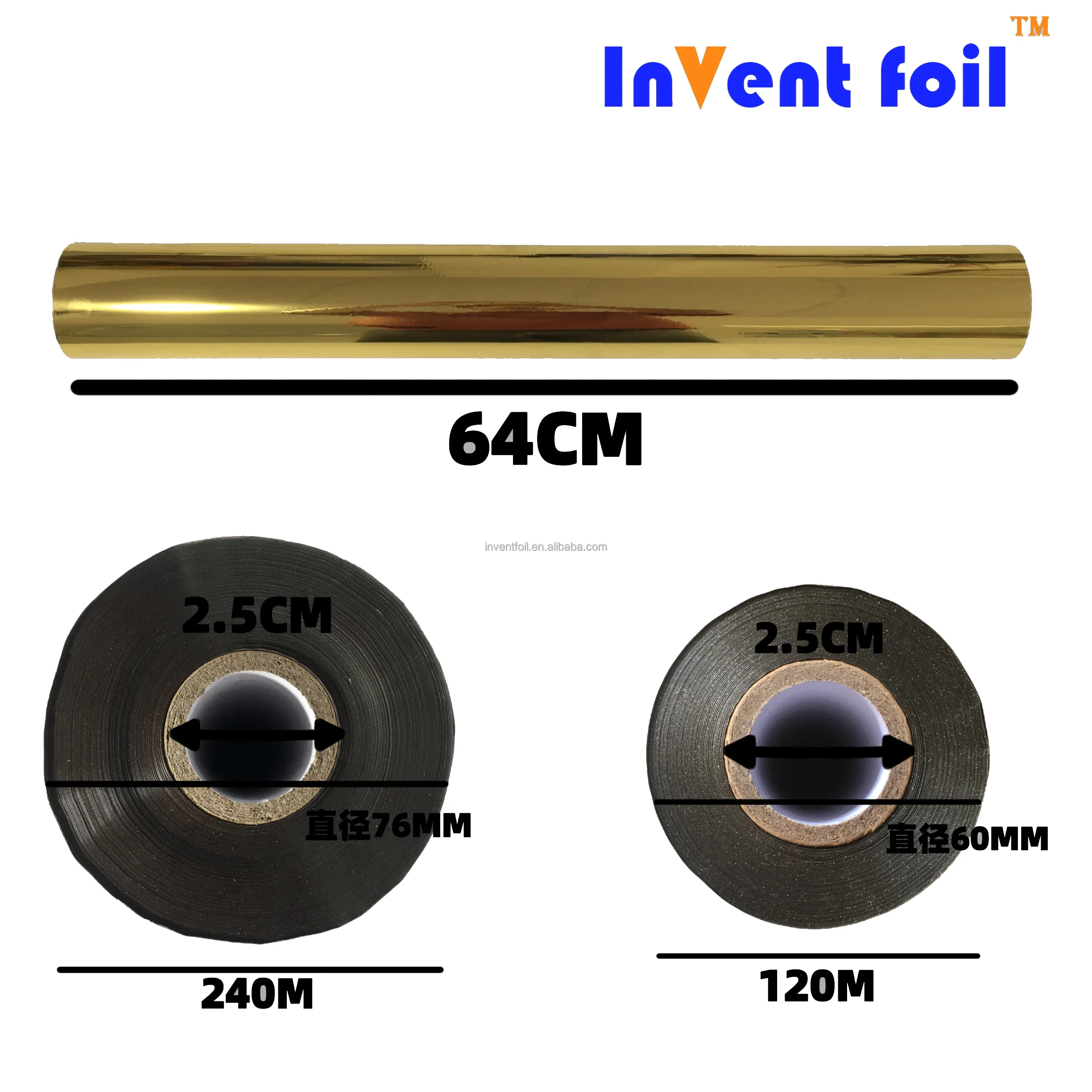 Wholesale China Wholesale Printed Aluminium Foil Gold Hot Stamping Foil For Cosmetics PP/PVC Plastic