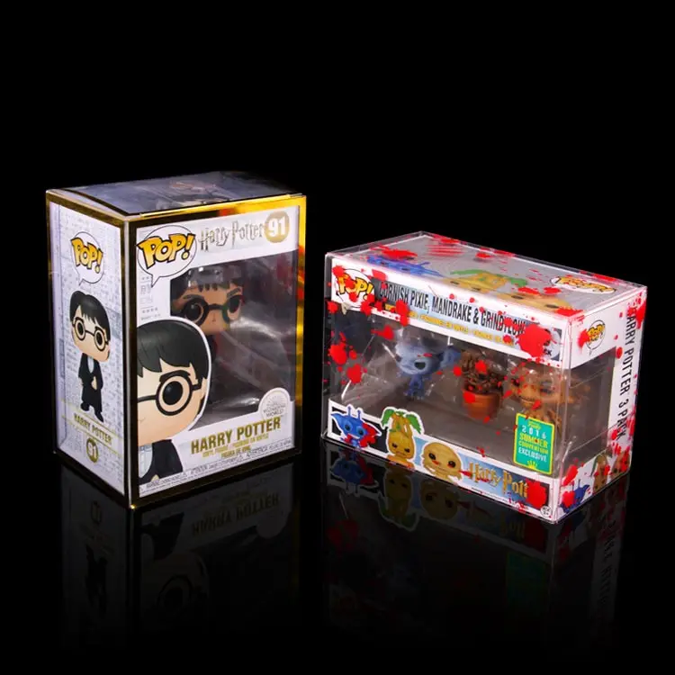 Funko Pop Shield Magnetic Acrylic Plastic Transparent Protector 6 Inch Plexiglass Funko Pop Protector Case