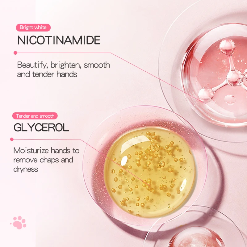 OEM ODM SADOER Tender Smooth hand Water Replenis Moist Soft Whitening Hand Mask