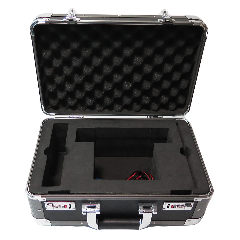 Customized Size Aluminium Carry Case Tool Suitcase Small Hard Aluminum Tool Case with Foam