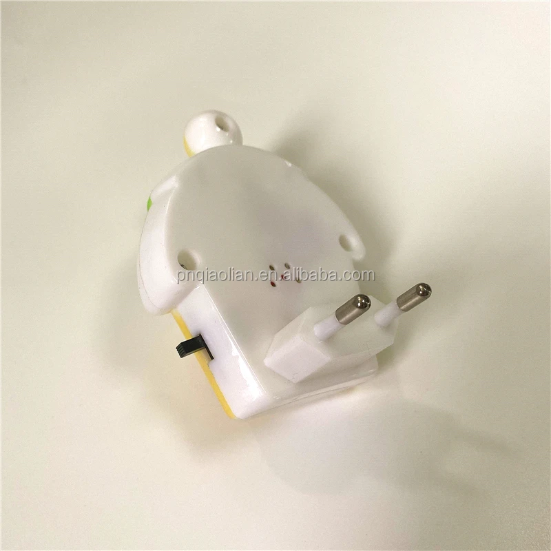 Qiaolian Long Working Cup Cake Design Portable Led Night Light Save Electricity Durable Bedroom Switch Nightlight 1W Mini Light