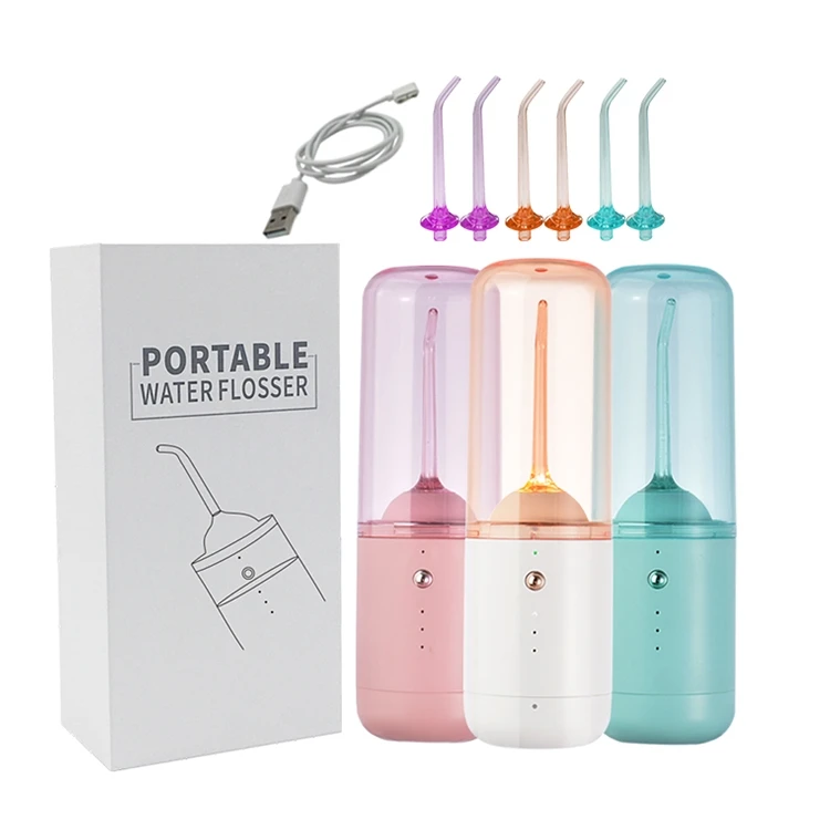  Drop shipping 2021 Portable Teeth Cleaning Device Ipx7 Cordless Water Flosser Oral