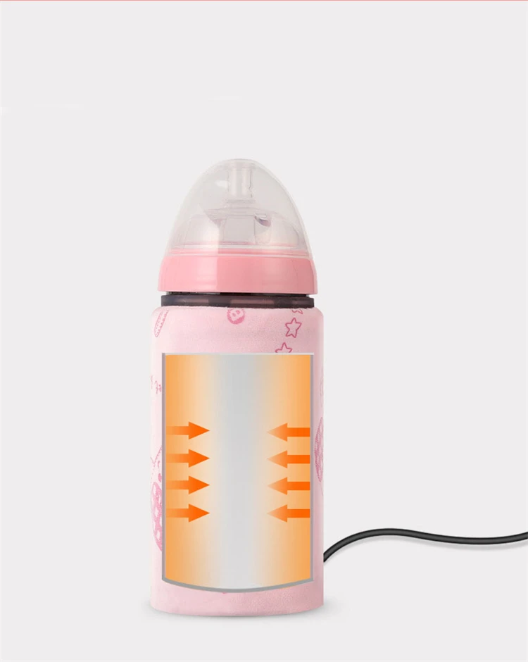 2019 new design electric baby bottle warmer portable cloth foldable usb baby bottle heater