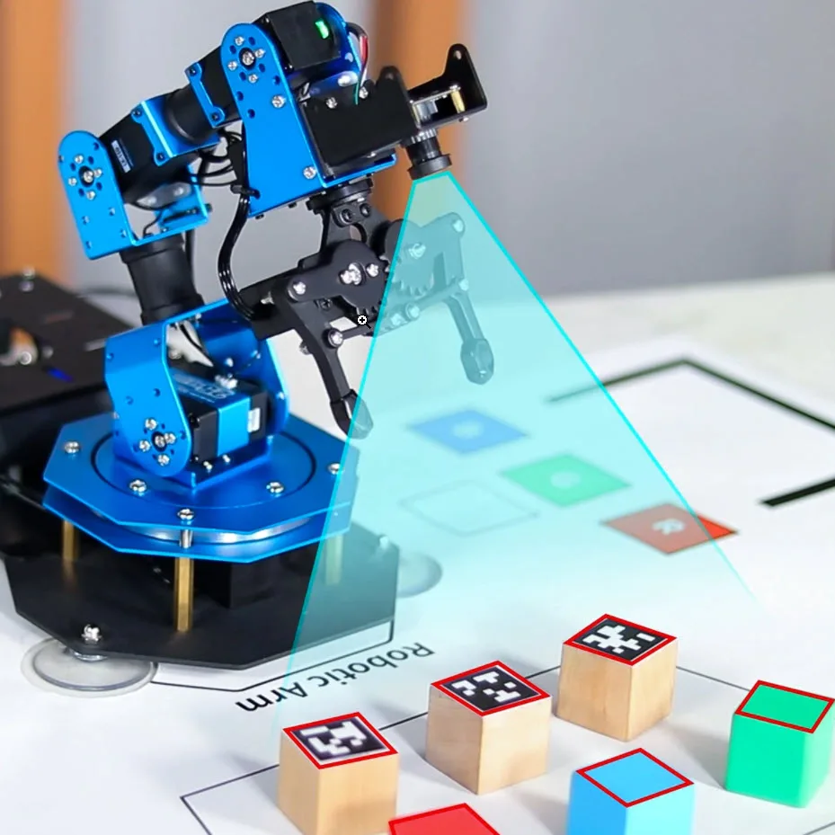 Factory Outlet Desktop Robot ArmPi FPV Manipulator Arm with HD Camera AI Vision Games  OpenCV Learning