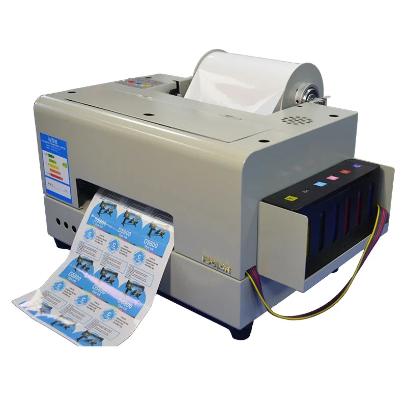 2023 Hot Sale Fcolor High Premium 6 Colors Label Printer Digital Inkjet A4 Label Printing Machine
