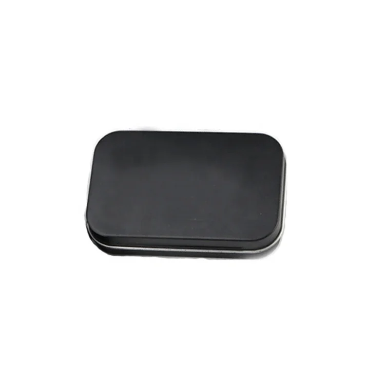 
Оптовая Продажа пользовательских герметичных тортов печенья металлическая упаковка матовая черная квадратная форма печенье конфеты Роскошная жестяная коробка 