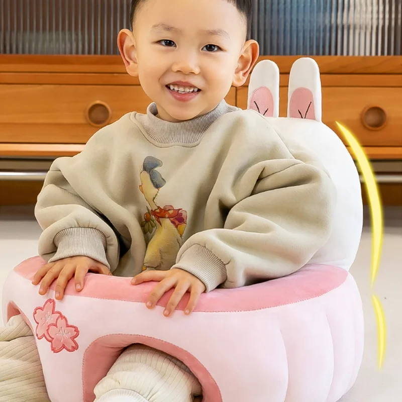 0-3 Years Old New Baby Infant Multiple Function Cartoon Sofa Kids Plush Cute Cotton Seat and Protection Cover Baby Products