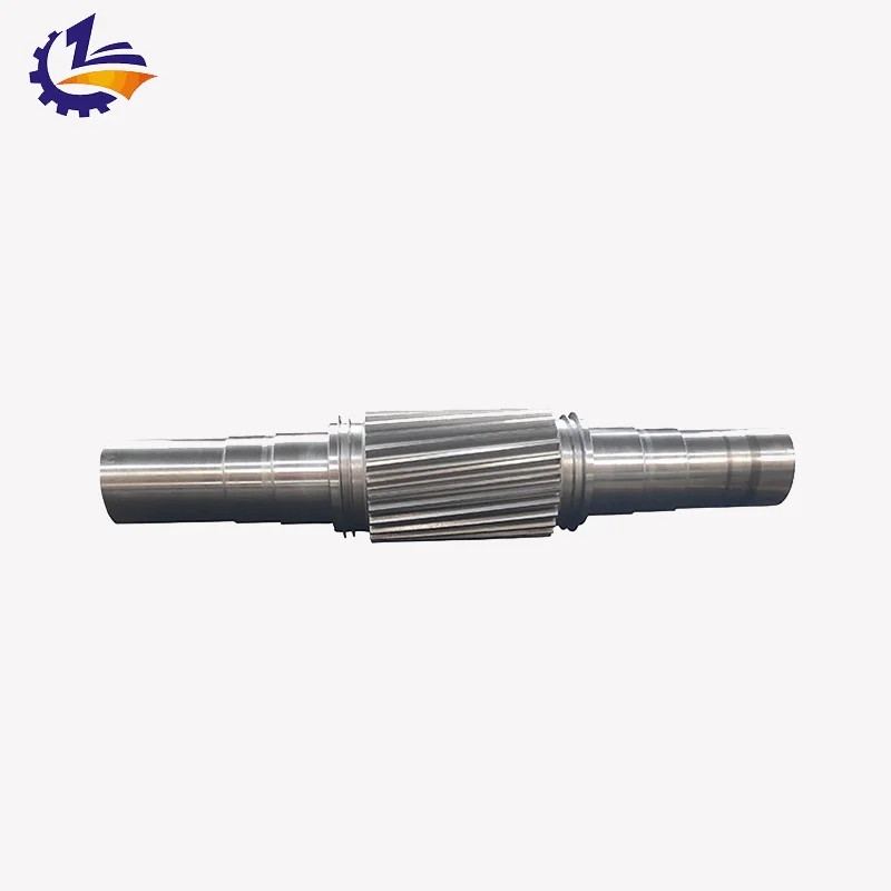 Высококачественная шаровая мельница кованая сталь коробка передач большой модуль главный спиральный большой Шестеренчатый вал