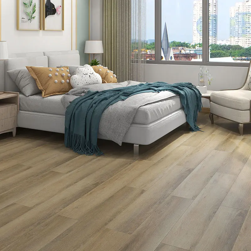 Waterproof Wood Grain 7mm 8mm 9mm 12mm Pvc Click Lock Laminate Flooring