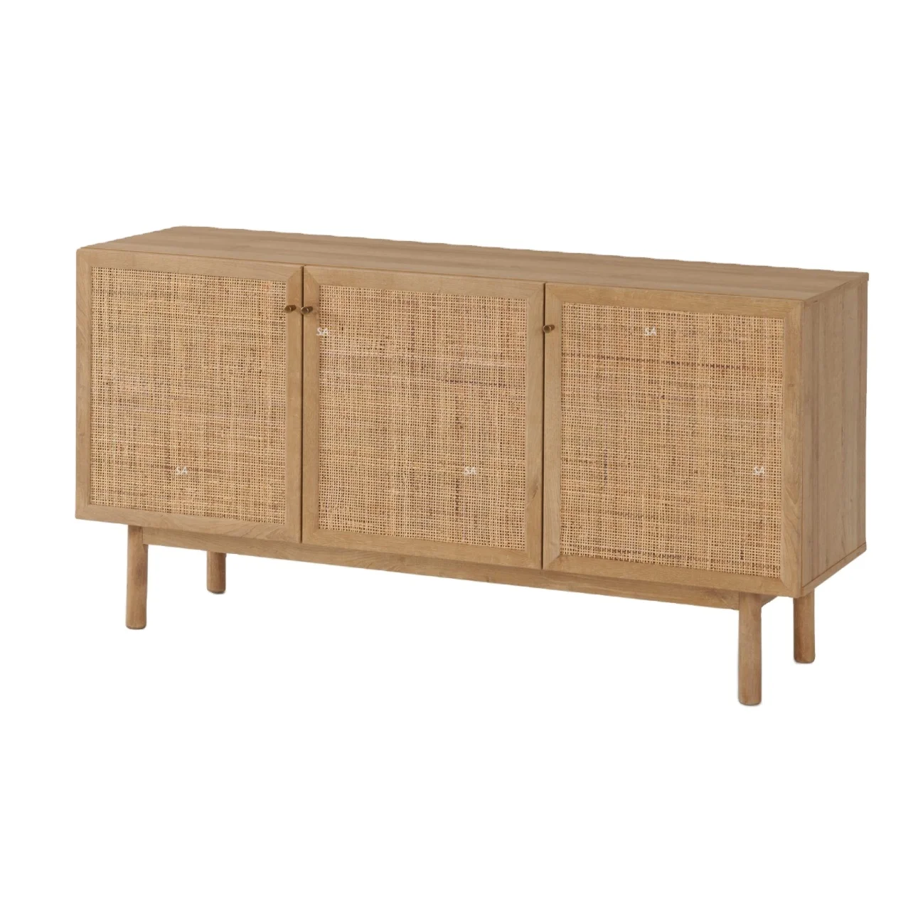 
Modern Rattan Furniture 3 Door Storage Wardrobe Cabinet 