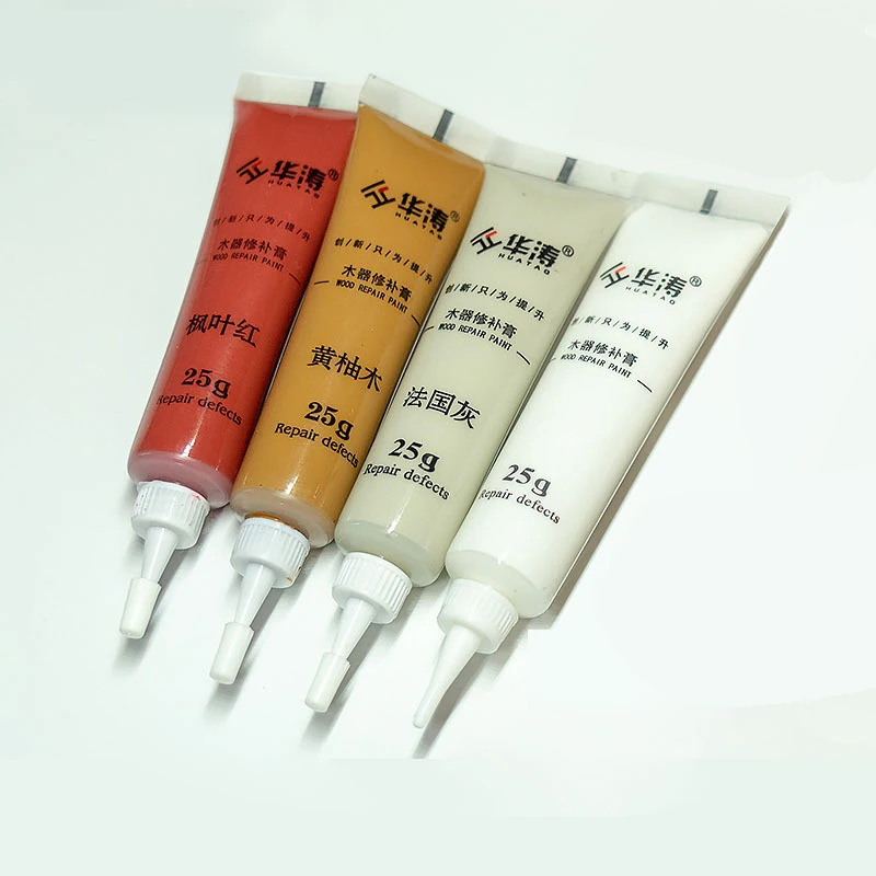Water  based wood veneer damage repair paint floor gap filling paste furniture repair paste wooden floor putty