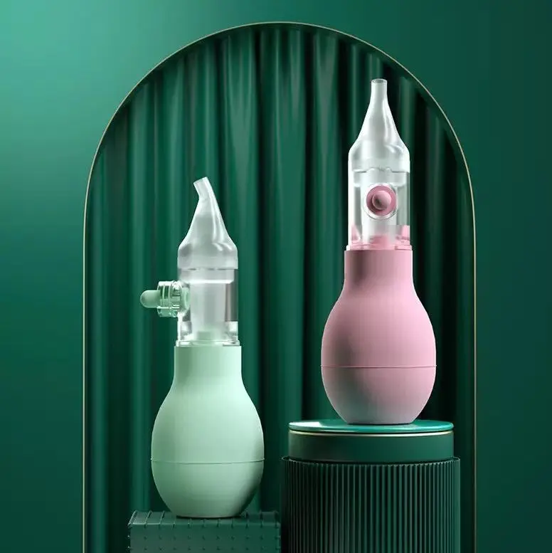 Hot Sale Soft Baby Nasal Aspirator Nose Cleaner Silicone Baby Nose Cleaner Vacuum Nasal Tool New born Baby Safety Care