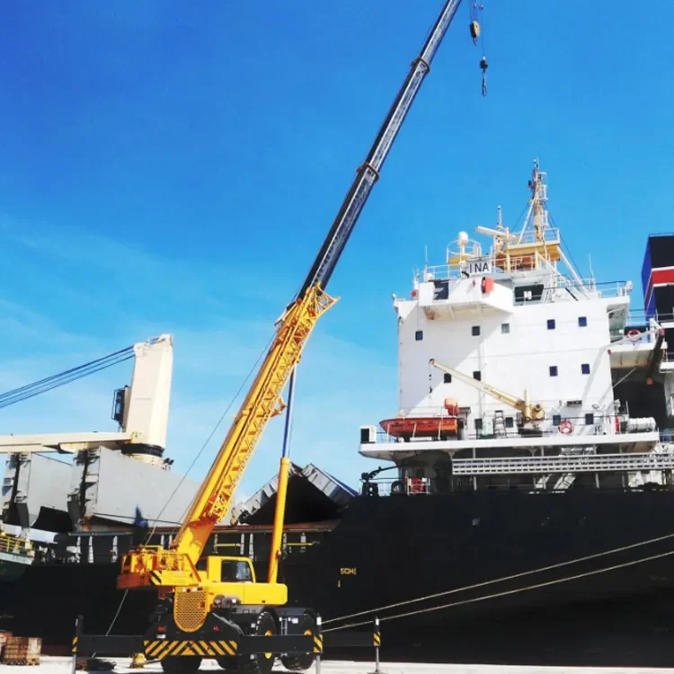 Chinese Manufacturer Sale New Rt80 80 Ton 80ton Mobile Telescopic Boom Rough Terrain Truck Crane Best Price