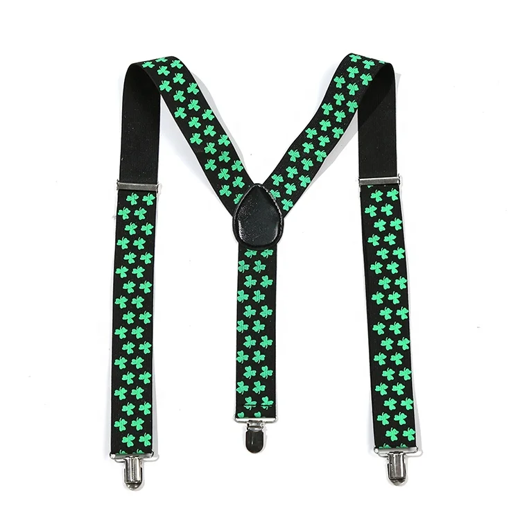 Y shape back strap elastic belt decorative gift belt with printed laser design new suspenders for pants tapes brace  adjustable