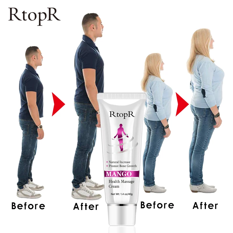 RtopR Mango Pure Natural Health Massage Increases Body Growth Higher Health Massage Cream Foot Care Products Promote Bone Growth