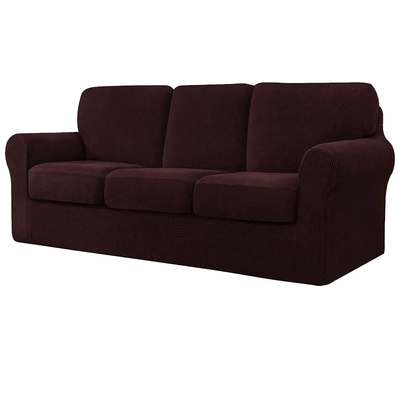 Wholesale Waterproof Jacquard Sofa Cover Sectional 3 Seater Magic Elastic Streachable l Shape Covers Sofa Cover