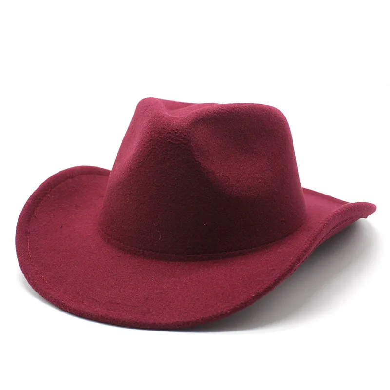 2022 hot selling factory custom blank plain European and American style cowboy hat