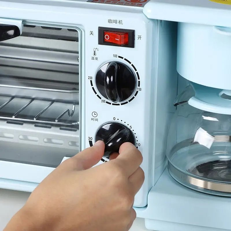 Hot Sale Cooking Frying Pan Toaster Oven Coffee Maker 3 In 1 Breakfast