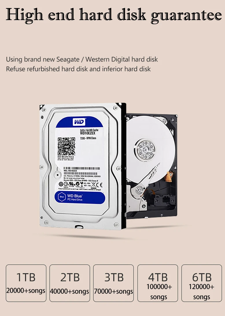 InAndOn 21.5 4IN1 4T Karaoke system Home Party Machine Singing System Smart Song-Selection Karaoke Player