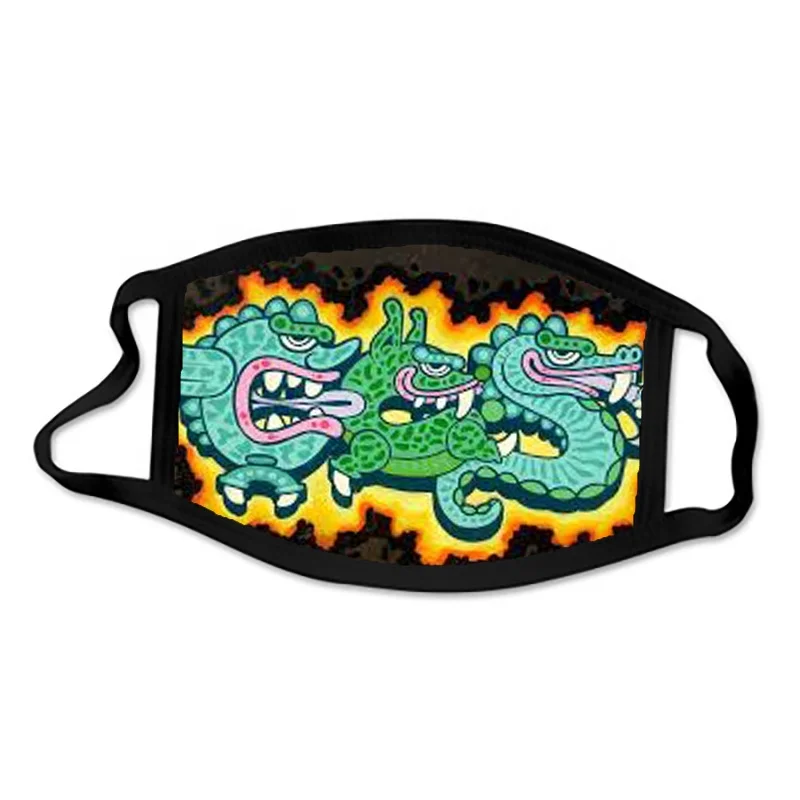 OEM Wholesale High Quality New Design Sublimation Cotton Anti Air Pollution Mouth Face Dust Custom Logo Fashion Guard FSW-FM-02