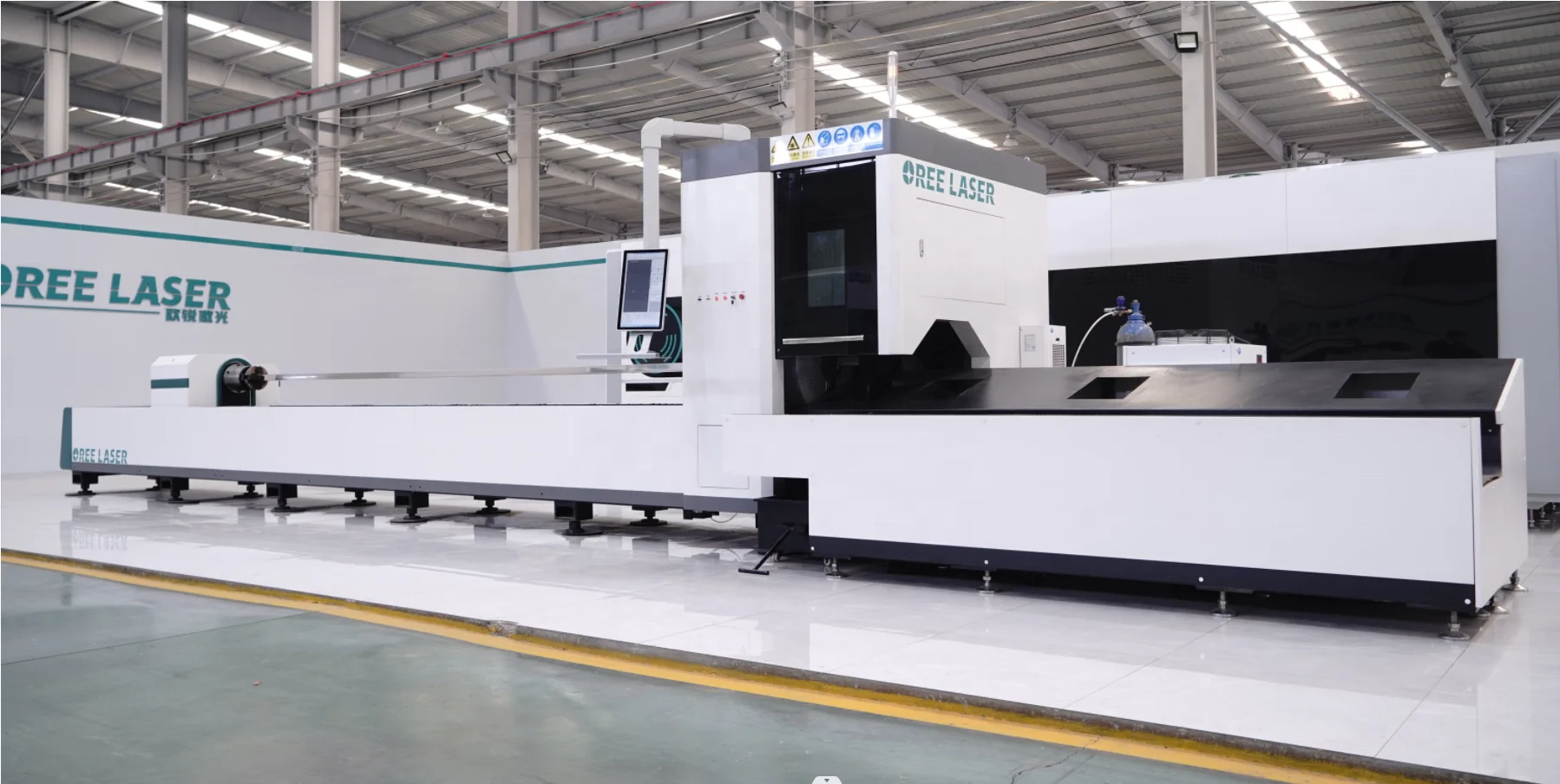 2023 High Precision and High Efficiency Unloading Device Tube Laser Cutting Machine