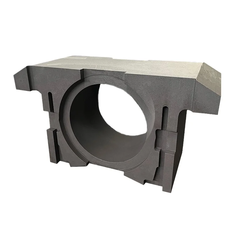 China foundry large steel casting spare part OEM fabrication 30XM pre-machined backup roll chock for rolling mill