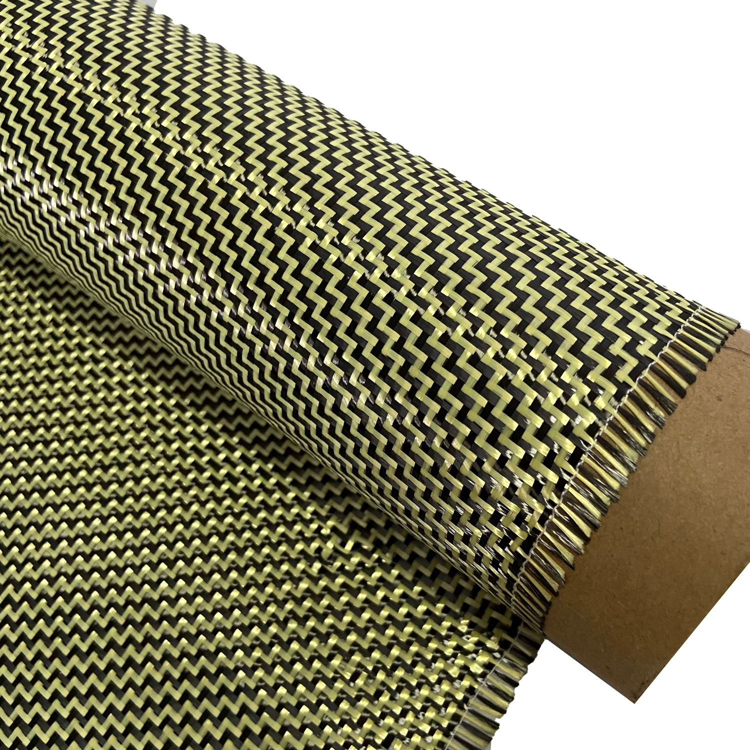 Unique Aesthetic Effect Color Carbon Aramid Hybrid Fabric for Consumer Electronics