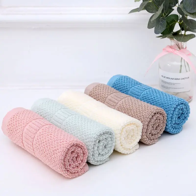 XIAOAO Wholesale of 100% cotton face towels with logo and face washer towel