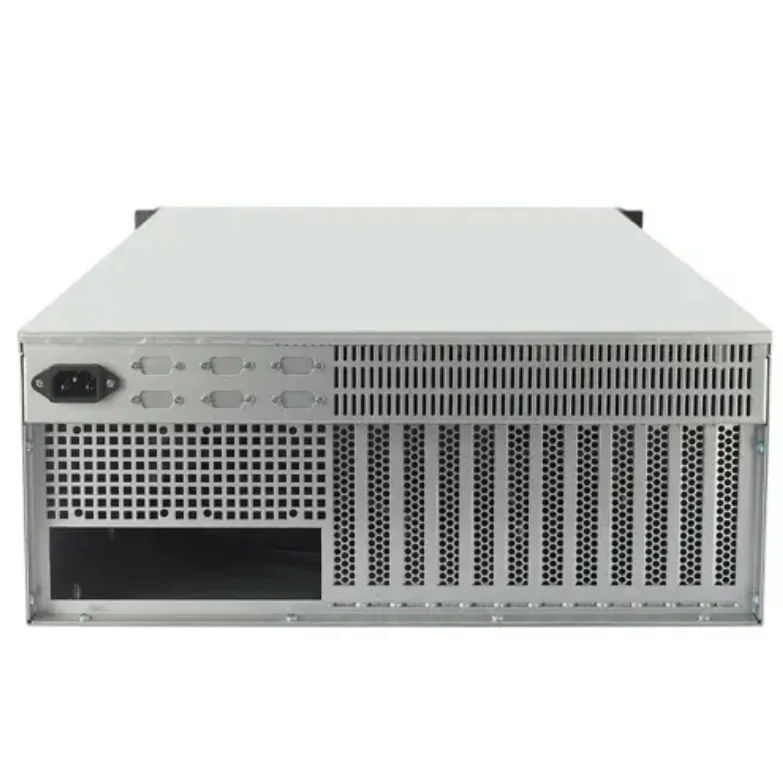 Popular 12GPU atx/eatx/eeb 4U server case led server chassis with display workstation for monitoring