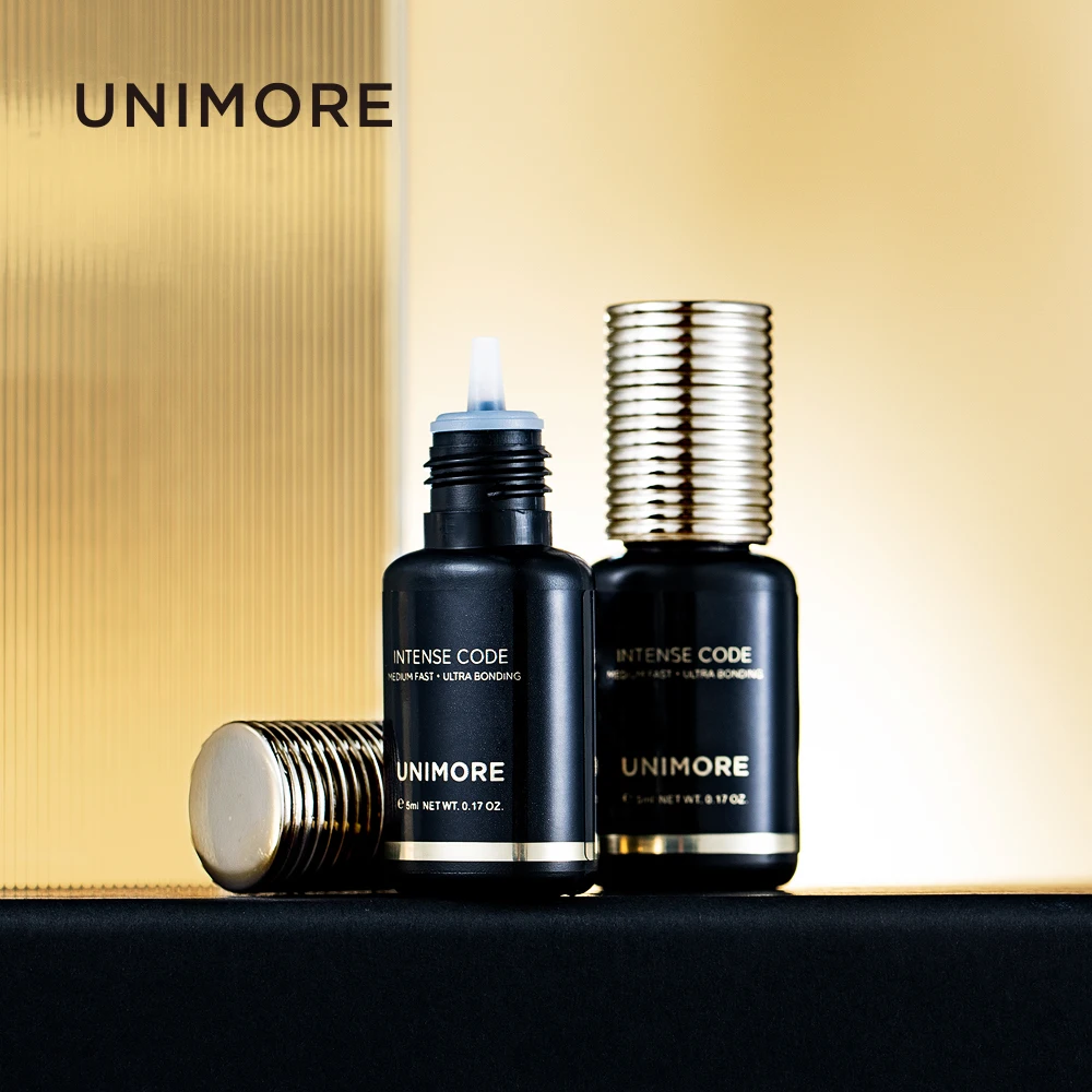 Unimore mini professional hypoallergenic adhesive eyelashes glue lash extensions