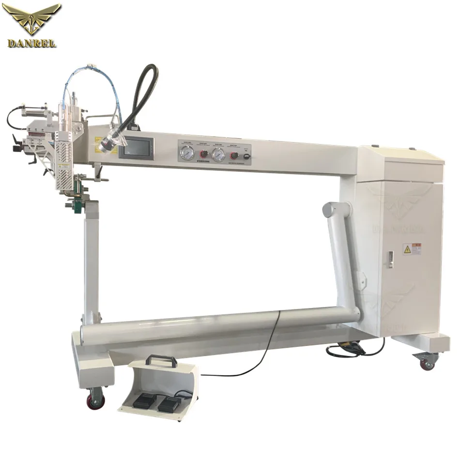 Fast PVC Welding Technology Dual Arms Hot Wedge Billboards Welder Hot Air Seam Sealing Jointing PVC Flex Banner Machine