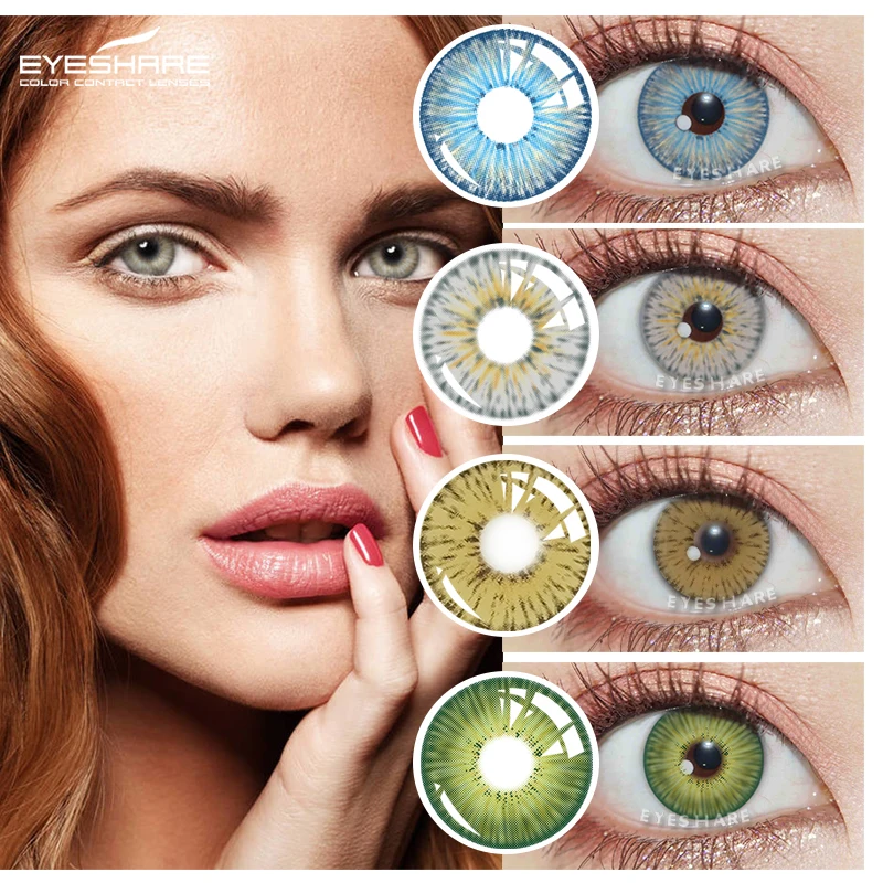 EYESHARE 2pc Acuvue Oasys Eyes Color Lens Cosplay Cosme Custom Contact Lens Packaging Cosplay Cosmetic Contact Lenses For Eyes