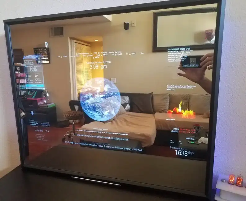  Умное зеркало с Wi-Fi и умным сенсорным