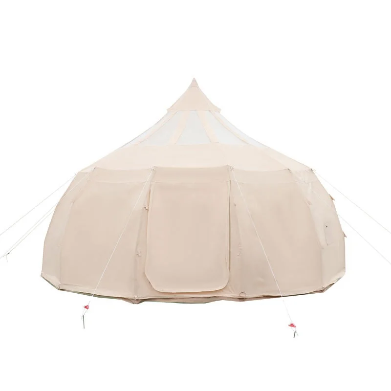 Luxury and exquisite camping net red outdoor tent picnic thickened rainstorm proof camping cotton four season spherical tent