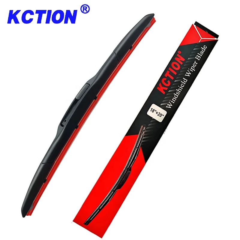 Kction 20 Years  Factory Wholesale Windshield Wiper Blades J-Hook OEM High Quality Wiper Blade Premium Hybrid Silicone Wipers