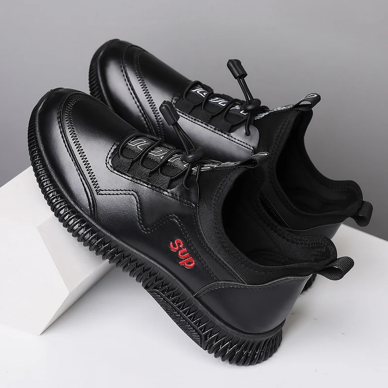 Fashion Men Fashion Pu Leather Boots Casual Shoes