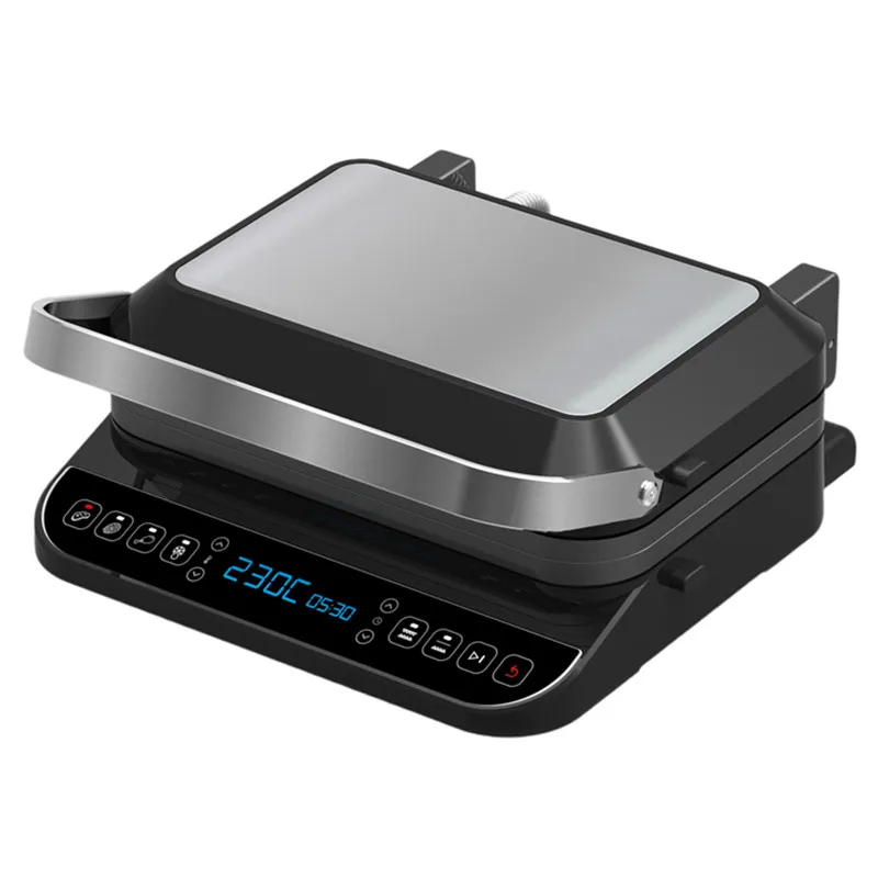4 slice removable plate contact grill panini maker press grill