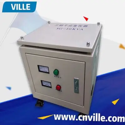 Three-phase dry-type isolation transformer sg-10kva input 380V output 220V  10K