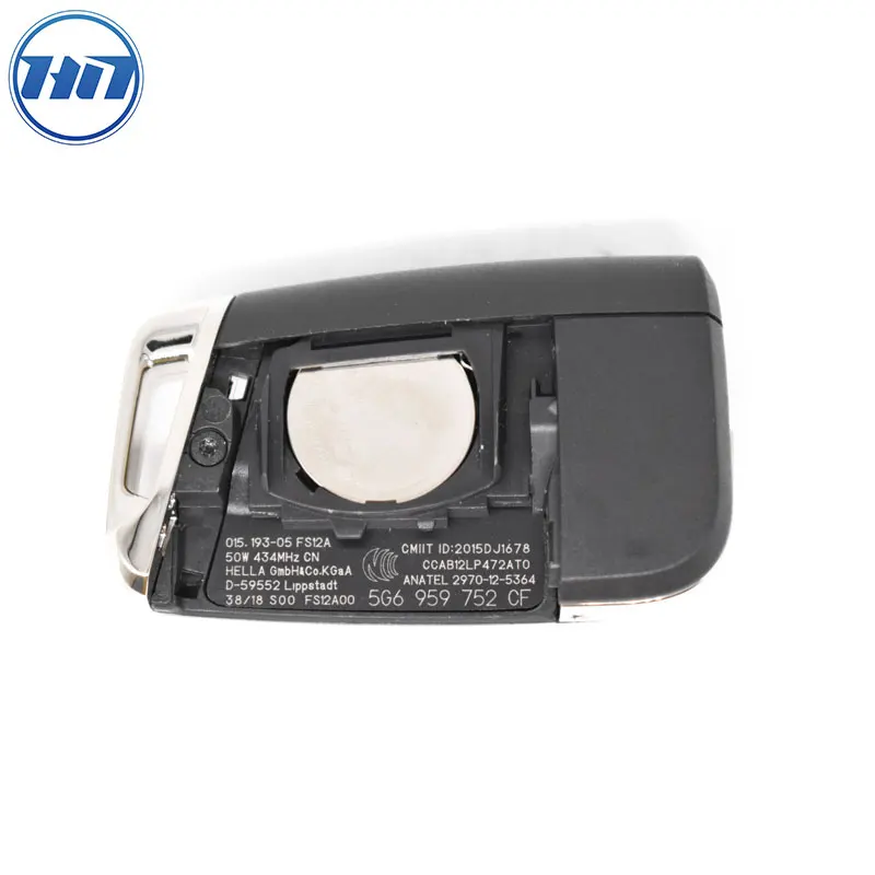 Genuine Semi-Intelligent Flip Remote Car Key For Golf MK7 3 Button ASK 434MHz MEGAMOS 49 chip Car Key Blanks CMIIT 2015DJ1678