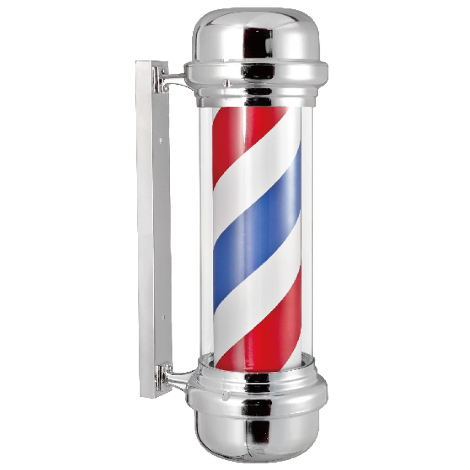 M313 Waterproof Bowl Shape Rotating Best Seller Outdoor Barber shop lamps Barber Shop Pole