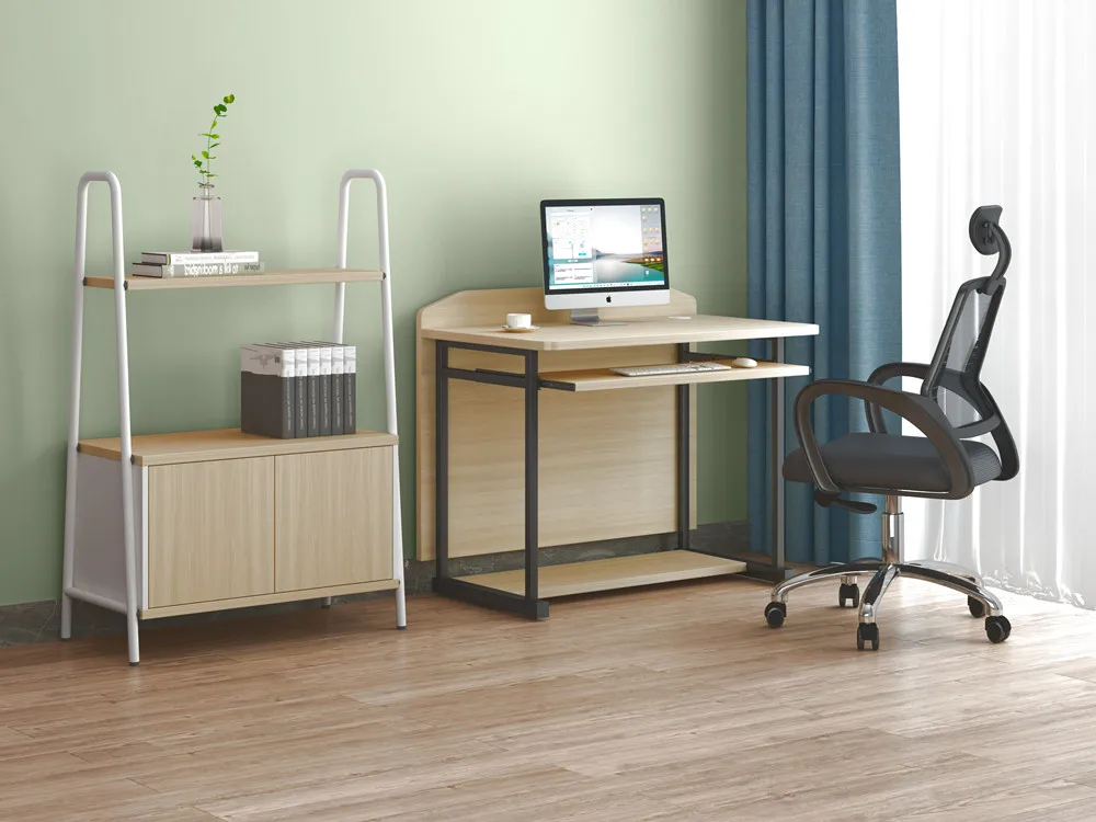 Modern Wooden Home Office Table Office Furniture Computer Table Desk Training Studying Working Computer Table